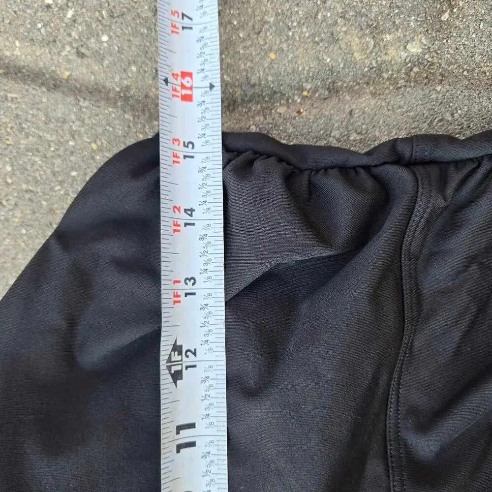 ATHLETA TANKINI Size 40B/C Black SQUARE NECK V BRA‎ CUP